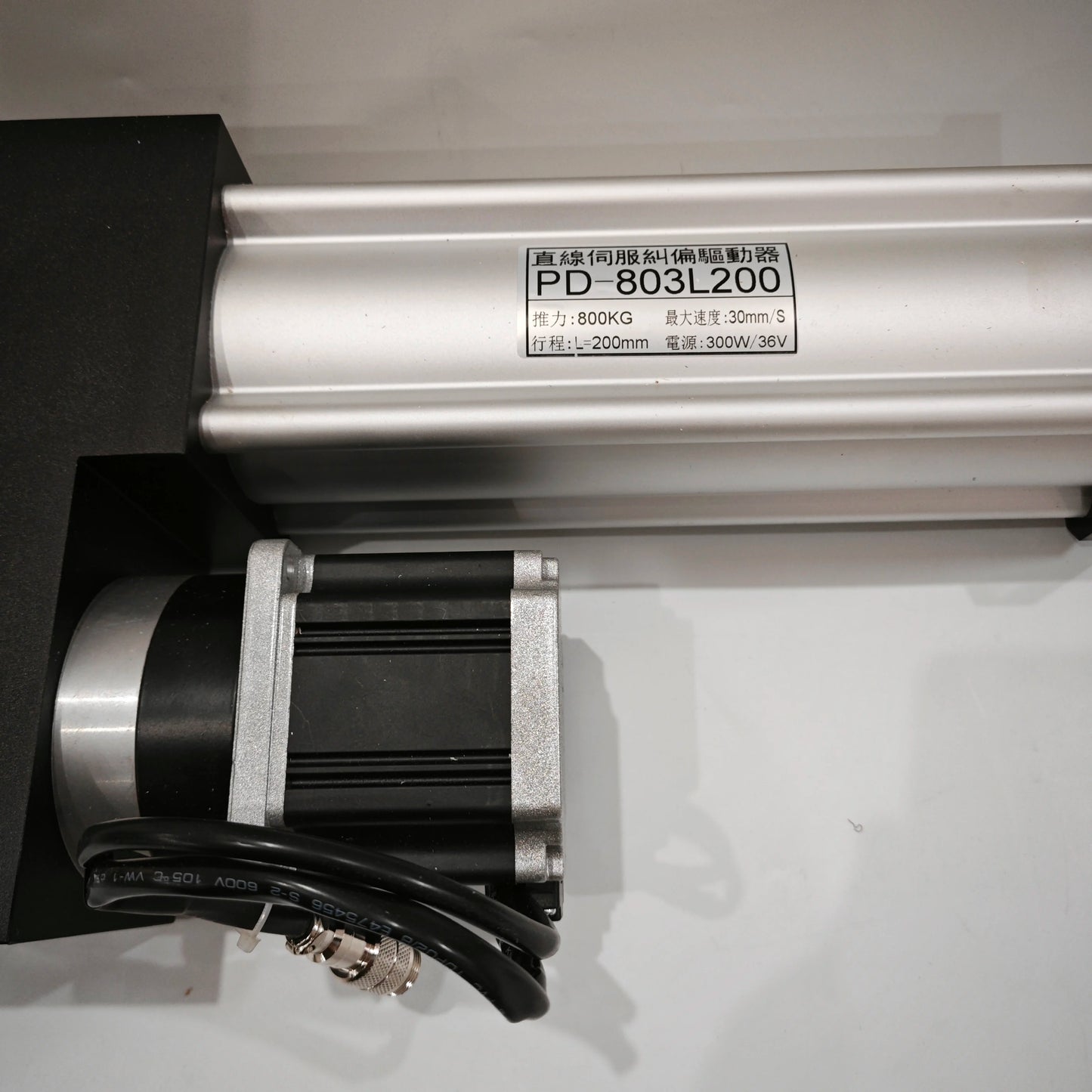 EPC-A10 Servo Web Guide System Line Edge Position Controller PD-803L200 Actuator 800kg 200mm product detail image 6