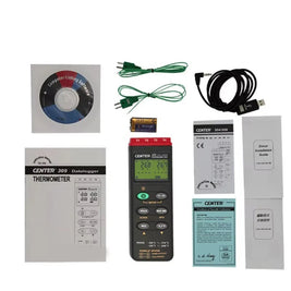 CENTER 309 K Type Four Channels Datalogger Thermometer PC interface