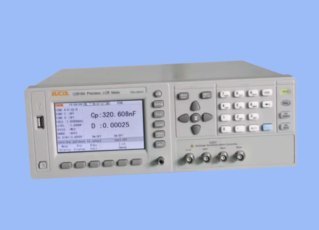 New U2816A Precision Digital LCR Meter Tester 50Hz–200kHz 1mHz