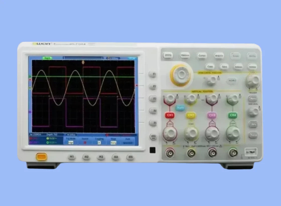 OWON TDS8104 Digital Oscilloscope 100MHz 2GS/s 4 Channels 7.6Mpts