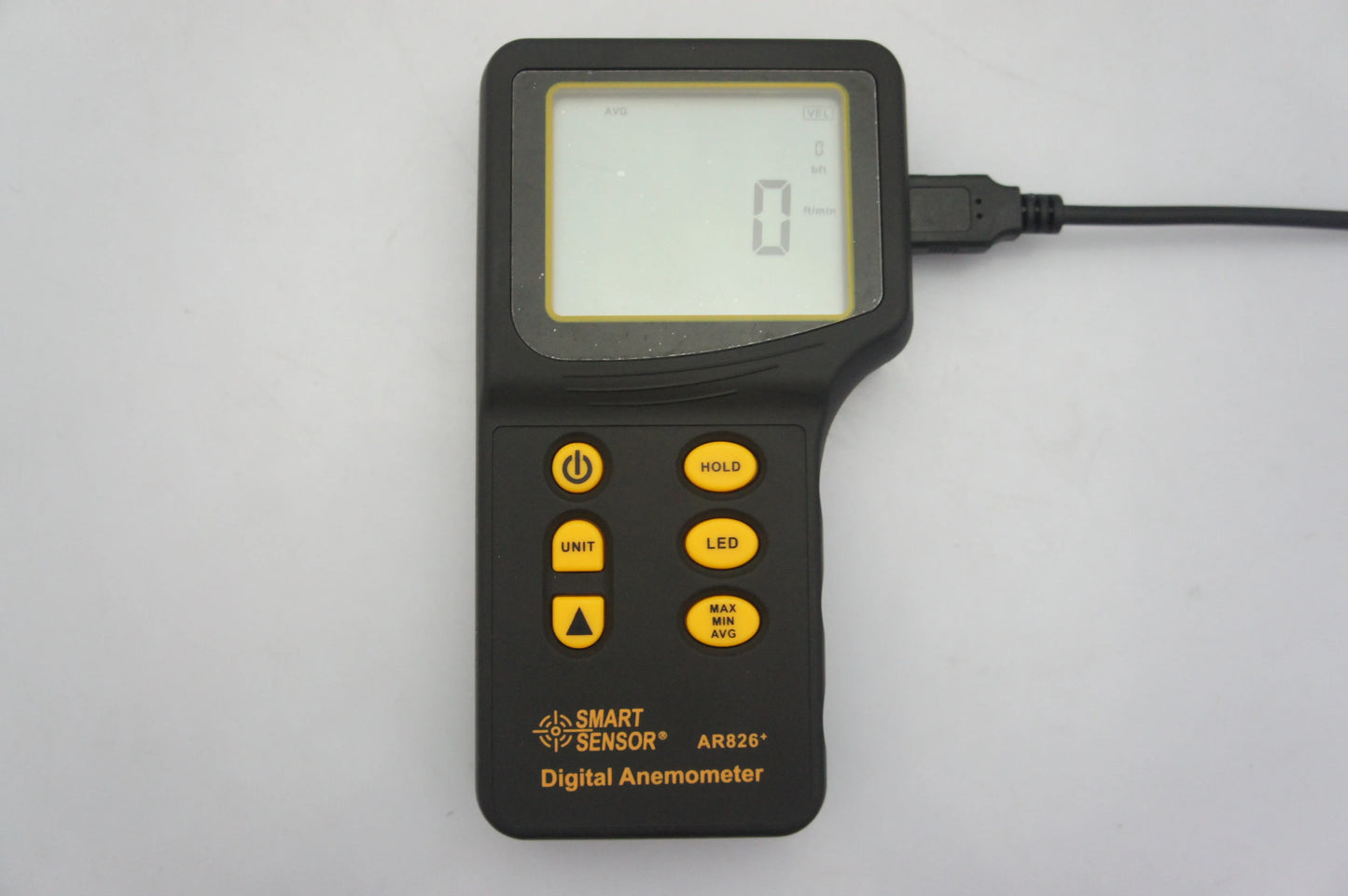 AR826+ Digital Anemometer Air Flow Meter Wind Speed Gauge Tester with LCD Display for HVAC product detail image 5