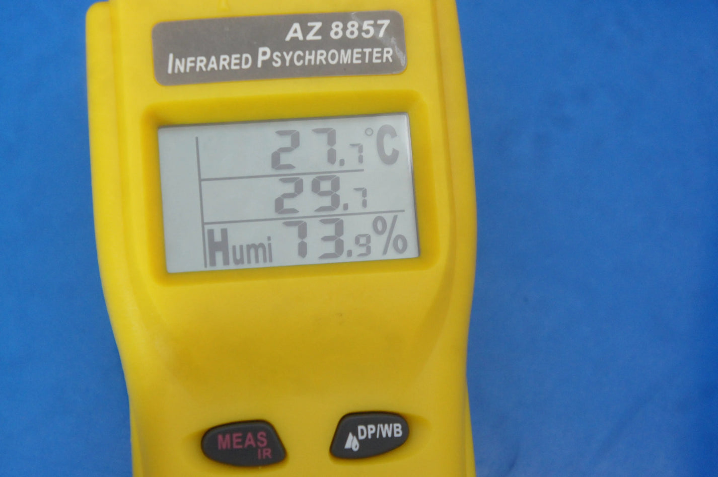 AZ-8857 Infrared Thermometer with Hygrometer | IR Laser Temperature & Relative Humidity product image 4