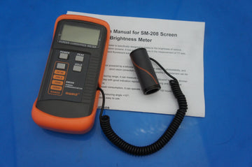 SM208 Portable Mini Luminance Light Meter | 0.01–39990 cd/m² Screen