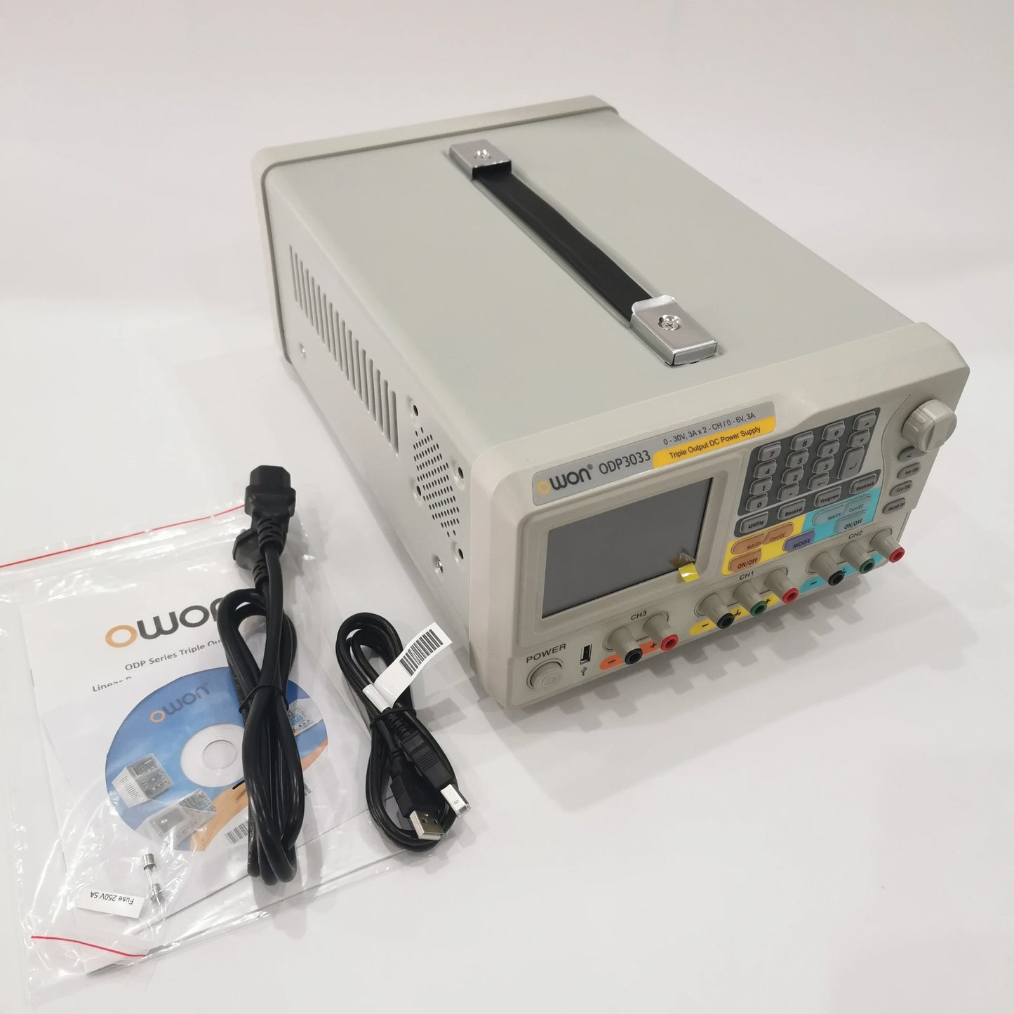 OWON ODP3033 3-CH Output With 2-CH 0-30V/3A And 0-6V/3A Programmable DC Power Supply product image 2