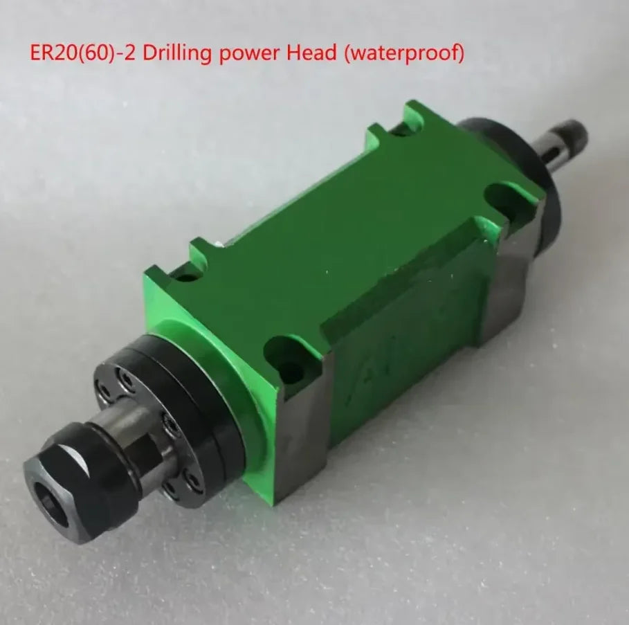 ER20 Spindle Power Head 5000-6000RPM Waterproof 60mm Electric Spindle Unit for Boring product detail image 7