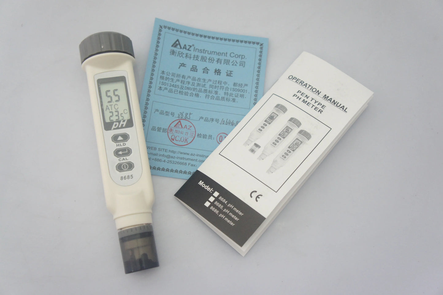 AZ8685 Pen Type pH Meter Digital Portable Water pH Tester
