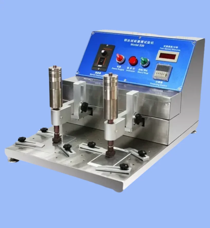 Model 339 Alcohol Rubber Abrasion Tester Steel Wool Friction Testing