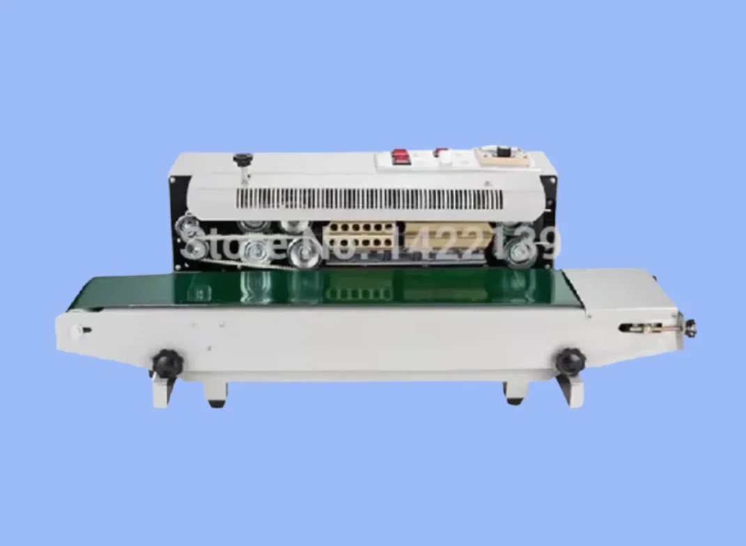 FR-900 220V Continuous Plastic Bag Film Heat Band Sealing Machine