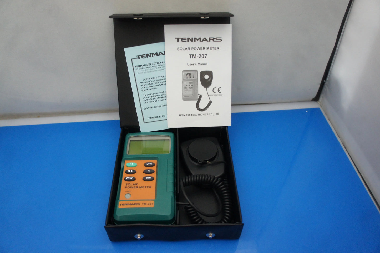 Tenmars TM-207 BTU Solar Power Meter Radiation Energy Tester RM Sensor for Solar Panel product detail image 4