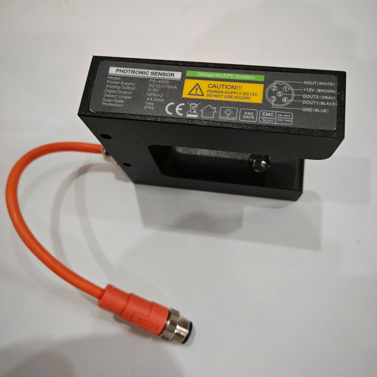 PS-400S web guide edge sensor accessory detail image