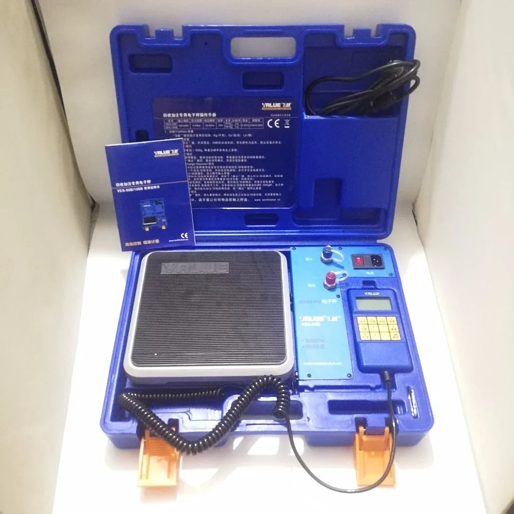 VALUE 50kg Digital Refrigerant Charging & Recovery Scale HVAC AC