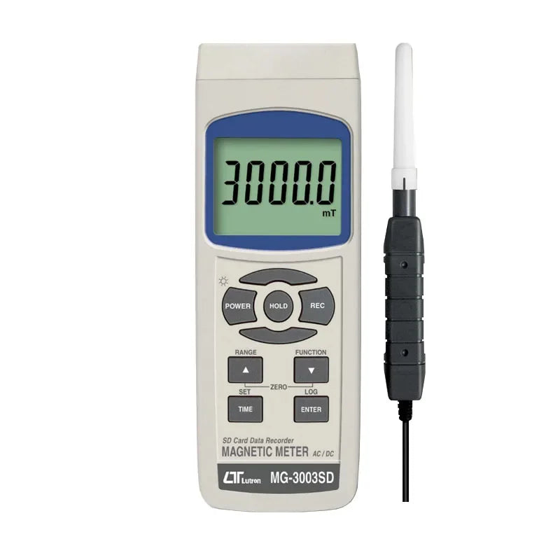 Lutron MG-3003SD AC DC Magnetic Meter Digital Gauss Magnetometer Tester with SD Card Data product image 2