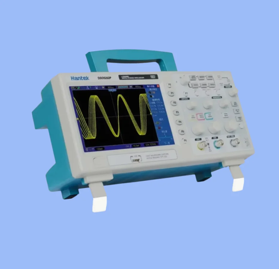 Hantek DSO5202P 200MHz 2CH 1GS/s Digital Storage Oscilloscope USB 7"