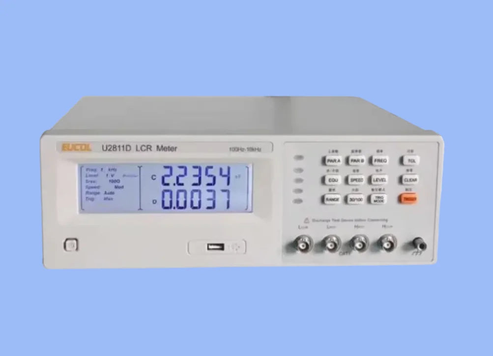 New U2811D Digital LCR Meter Tester 100Hz 120Hz 1kHz 10kHz