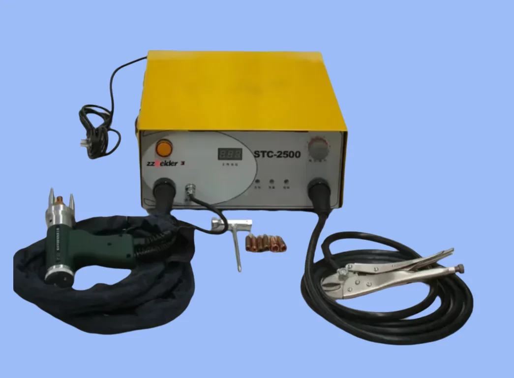 220V STC-2500 Capacitor Discharge CD Stud Welder M3–M10 Spot Welding