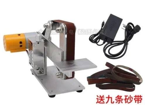 DIY Mini Belt Sander Grinder Polisher 520×20 mm Adjustable Speed Micro Table Grinding product image 3