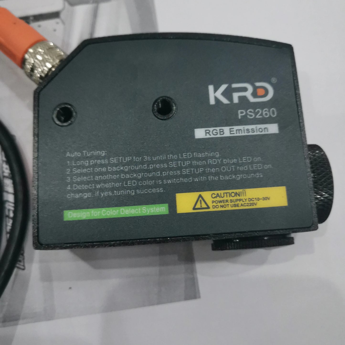 PS-260 Reflective Color mark sensor tracking photoelectric eye applied with EPC-A10/EPC-D12 product detail image 2