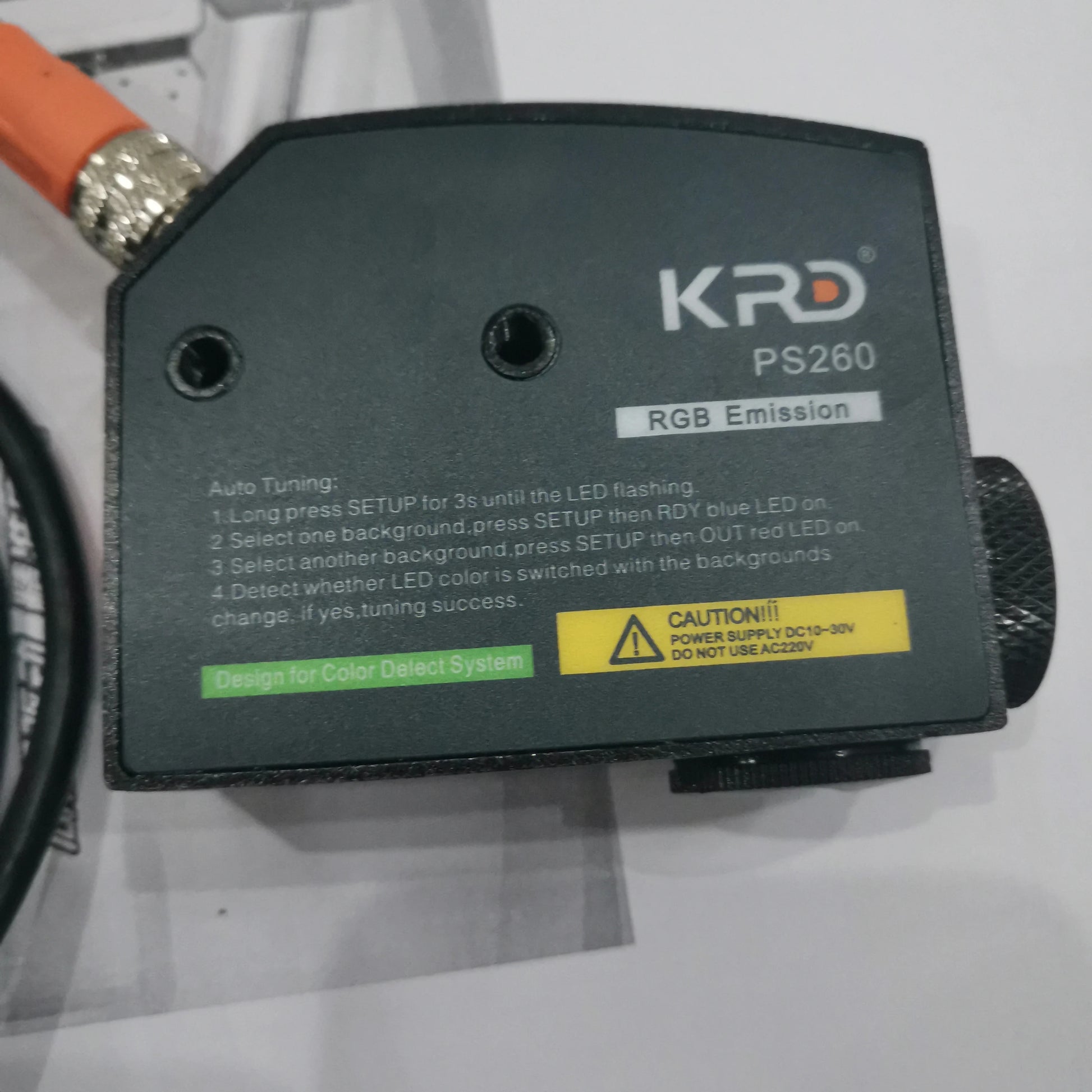 PS-260 Reflective Color mark sensor tracking photoelectric eye applied with EPC-A10/EPC-D12 product detail image 2