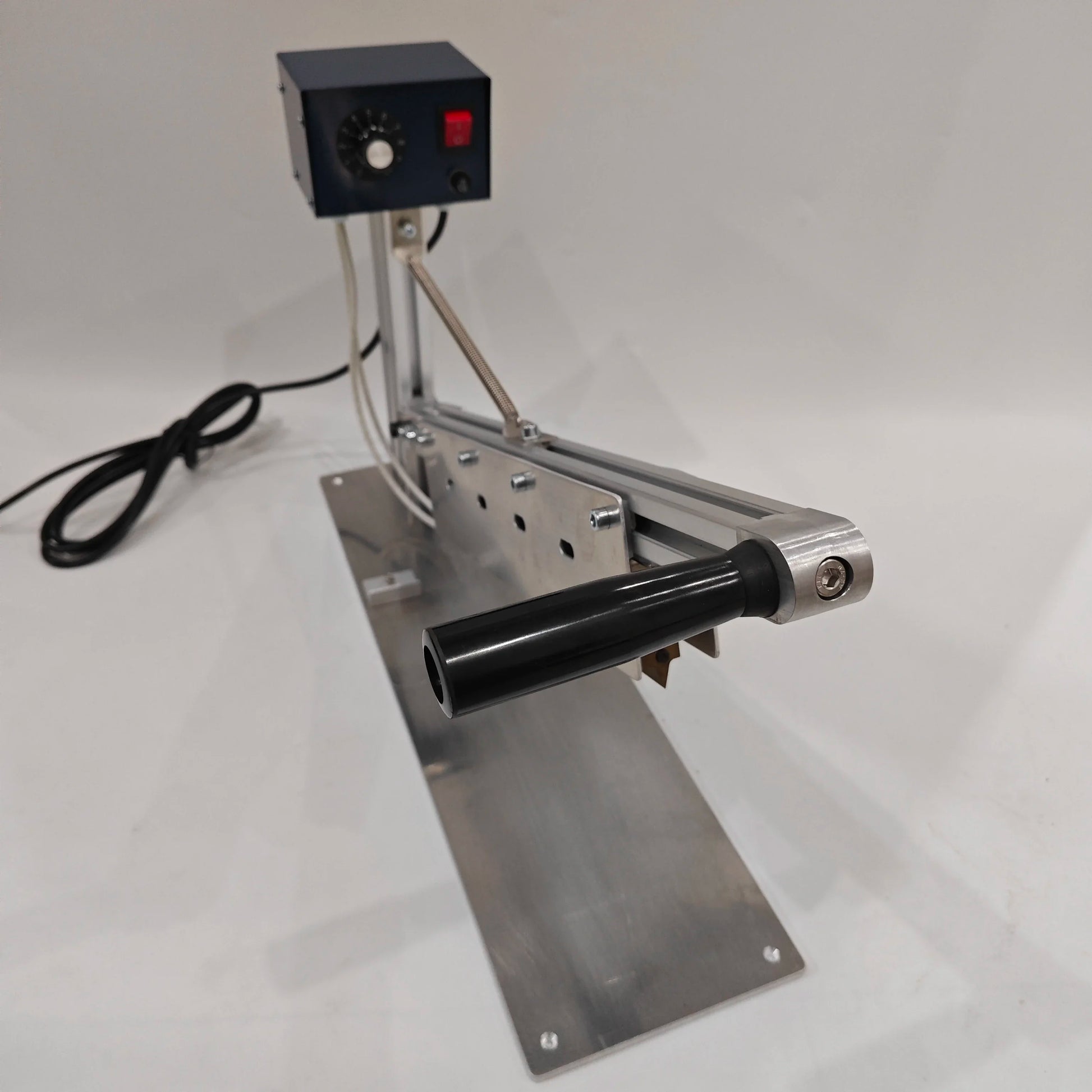 KD-90 electric hot knife cutter front handle and control box view
