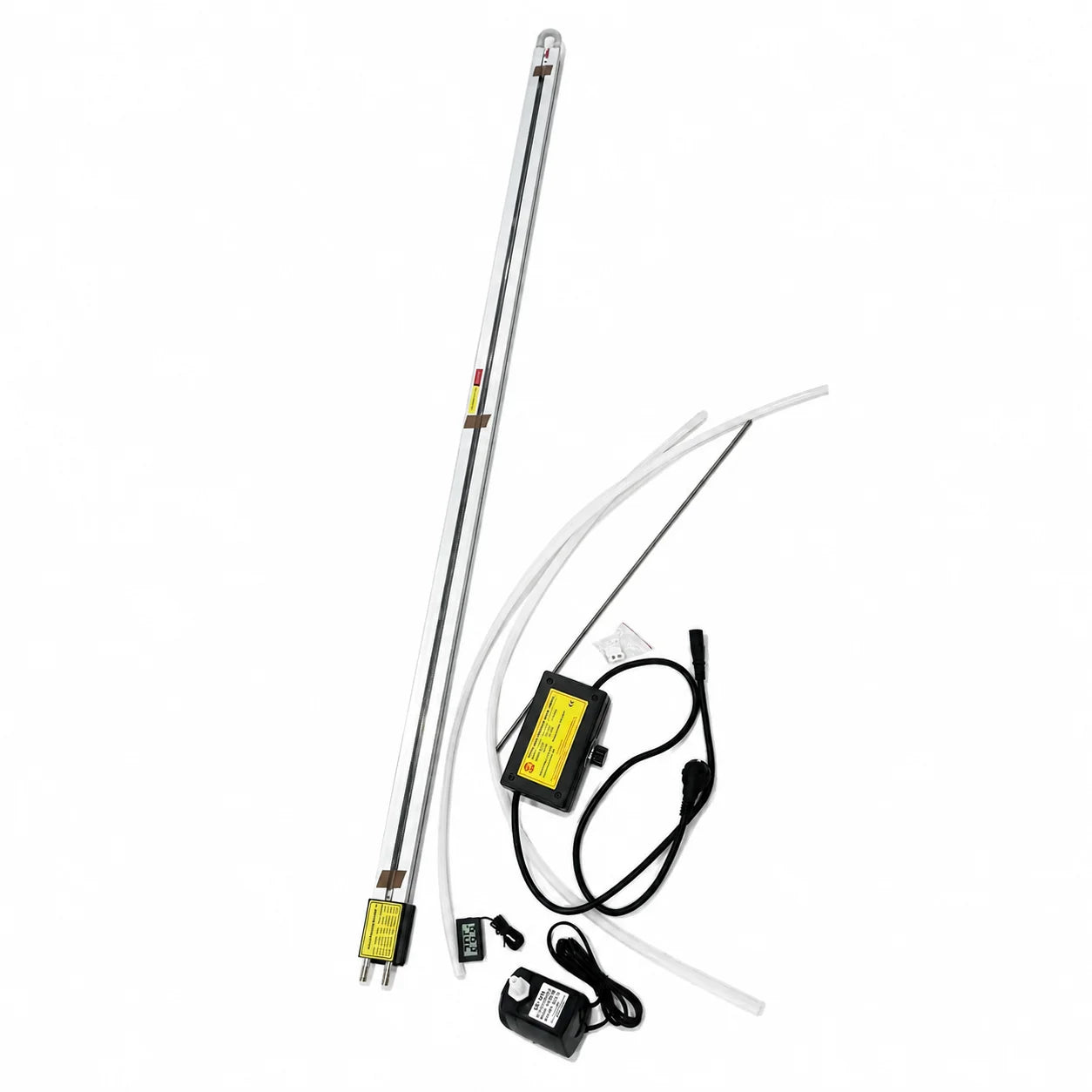Acrylic line bender control and water circulation cooling setup