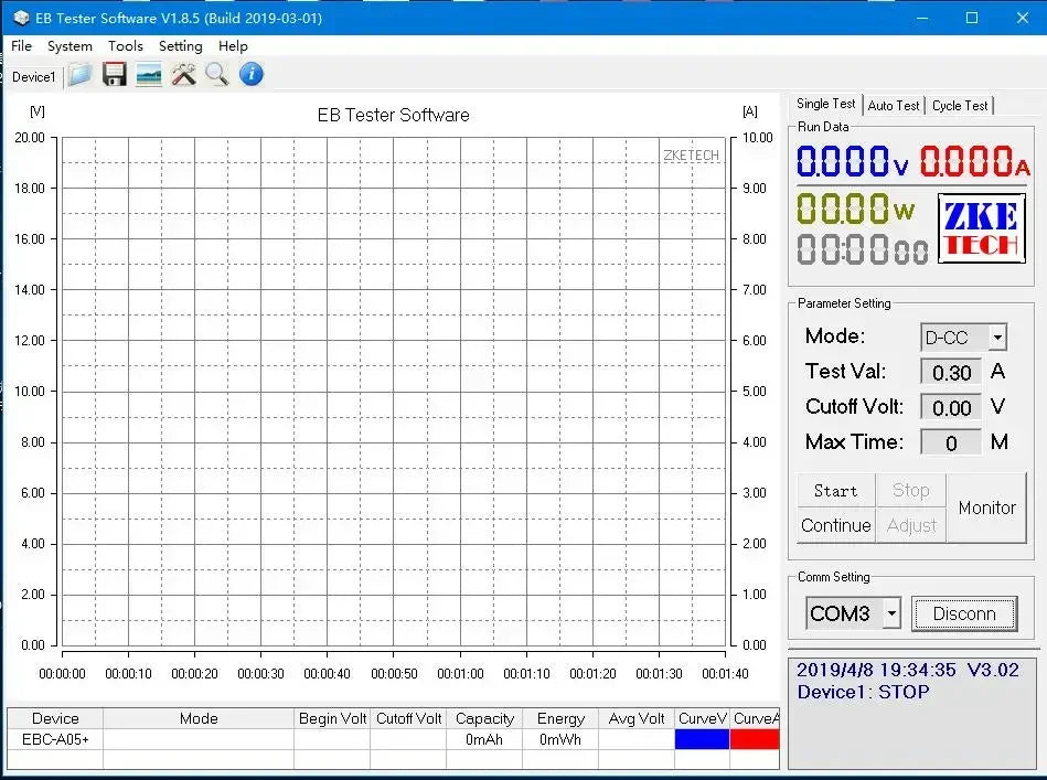 EBC-A05+ DC Electronic Load & Charger | Battery Capacity Tester Power Analyzer for Mobile & product detail image 4