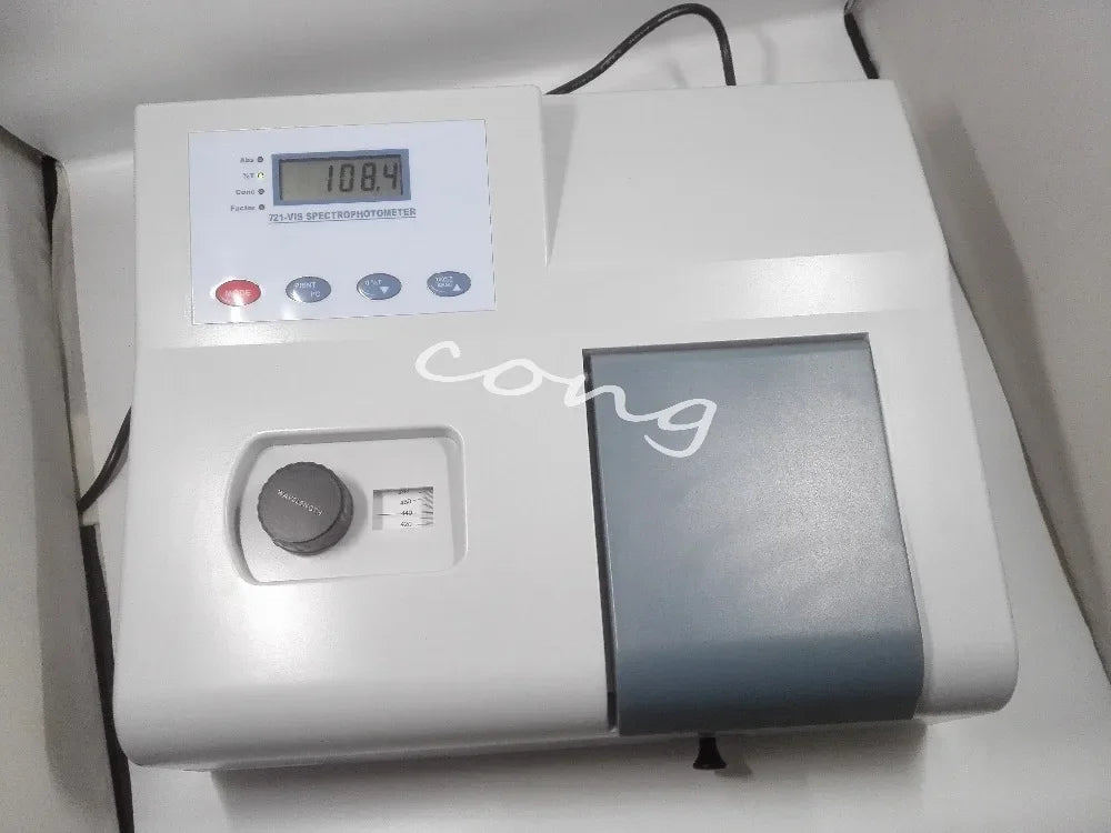 VIS-721 Visible Spectrophotometer 350–1020nm Digital Optical Laboratory Analysis Instrument product detail image 2