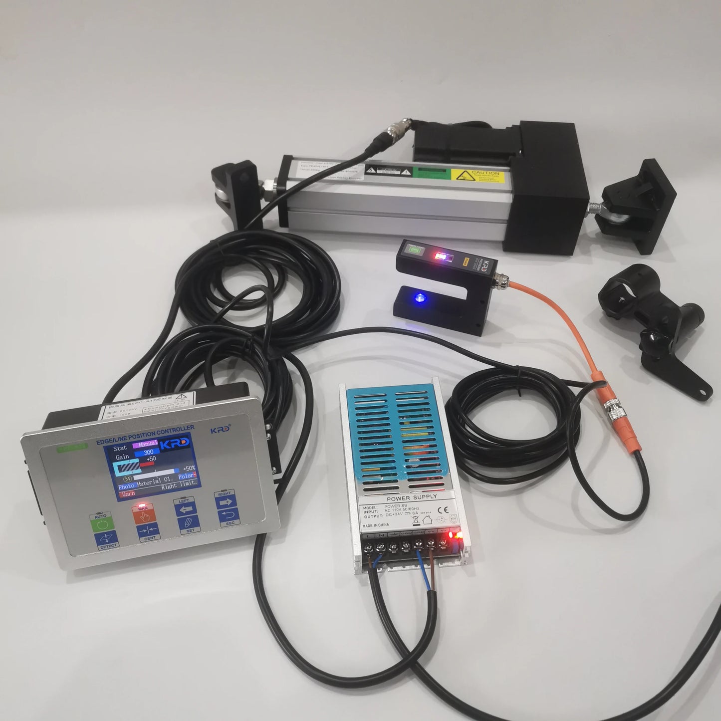 EPC-A12 Edge Guiding System Web Guide Controller + Sensor + Servo