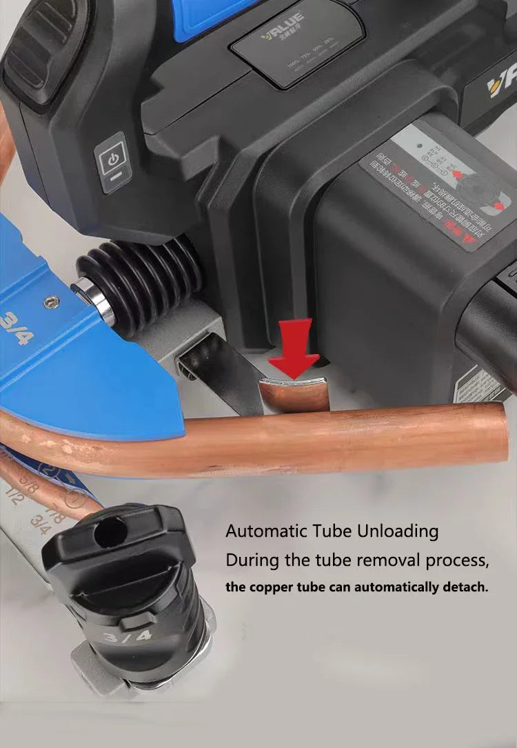 VEB-1 VEB-1B Electric Tube Bender Automatic 6–22mm Air Conditioning Copper Pipe Bending product detail image 5