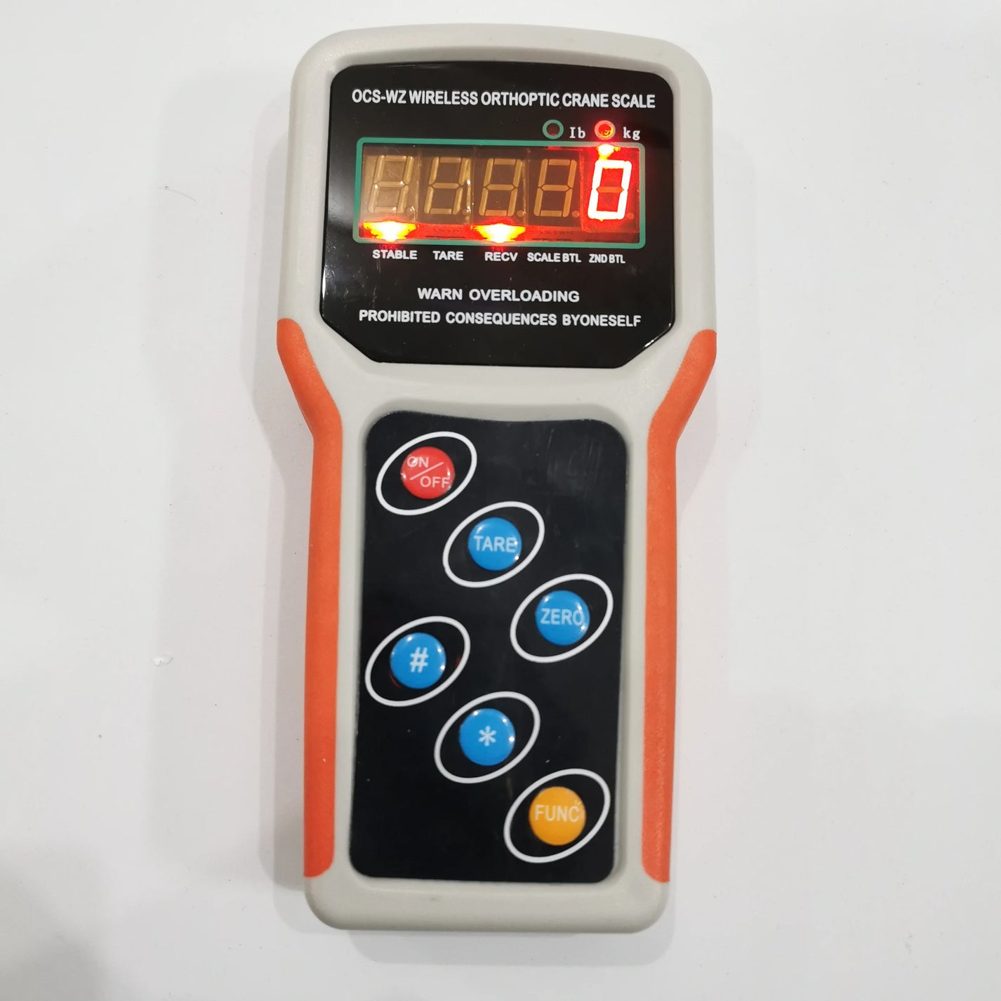 Handheld wireless display for OCS 15T crane scale