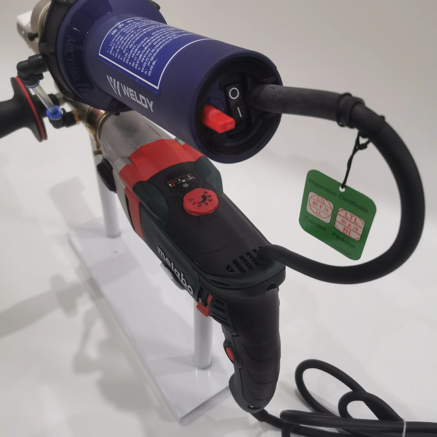 Handheld Plastic Extrusion Welder Gun Hot Air Extruder Welding Machine for PP HDPE LDPE product image 3