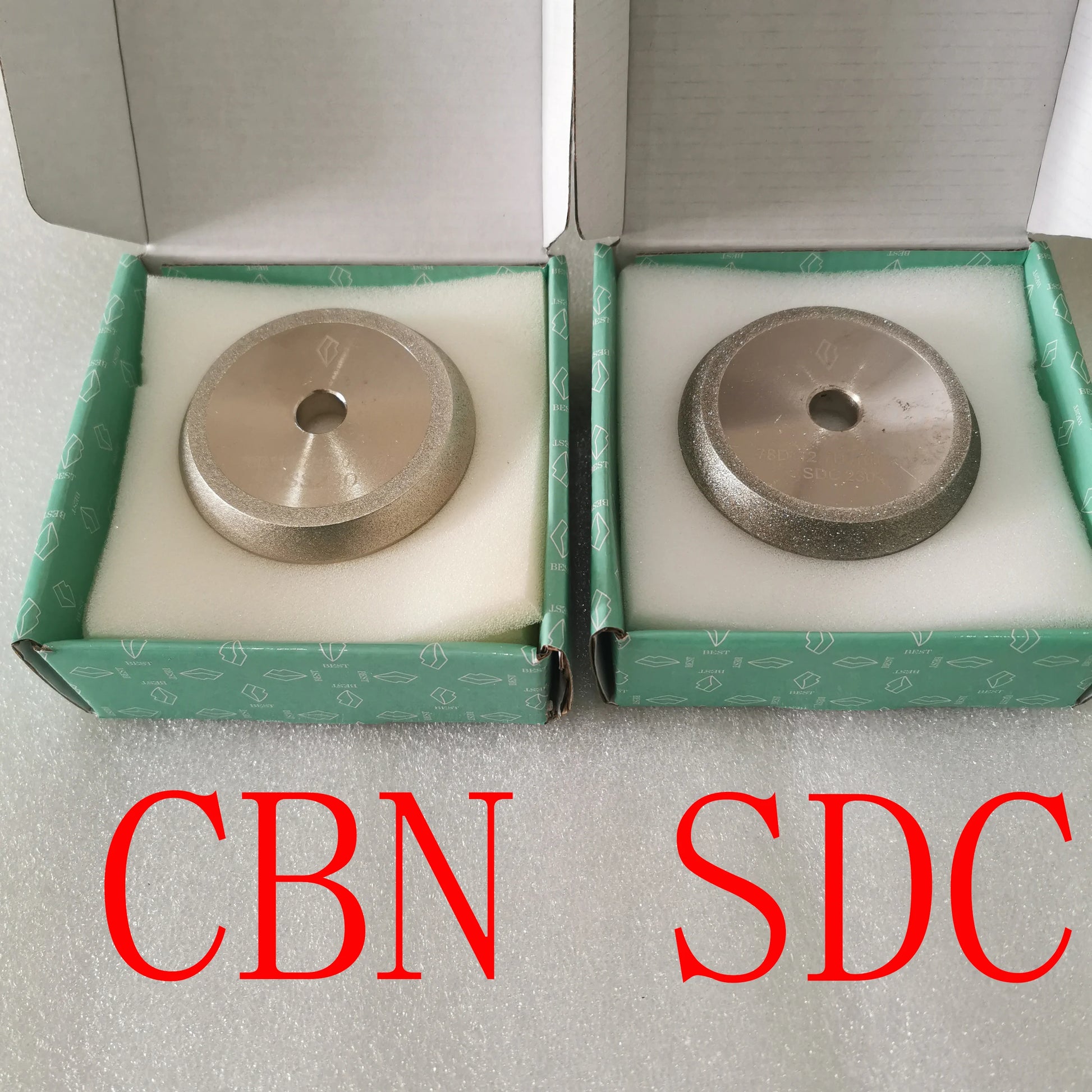 CBN SDC Diamond Grinding Wheel for Drill Bit Sharpener | 60 Degree