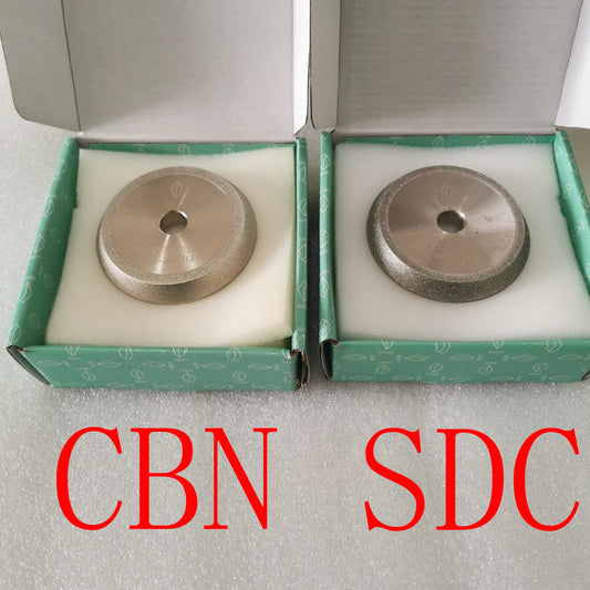 CBN SDC Diamond Grinding Wheel for Drill Bit Sharpener | 60 Degree
