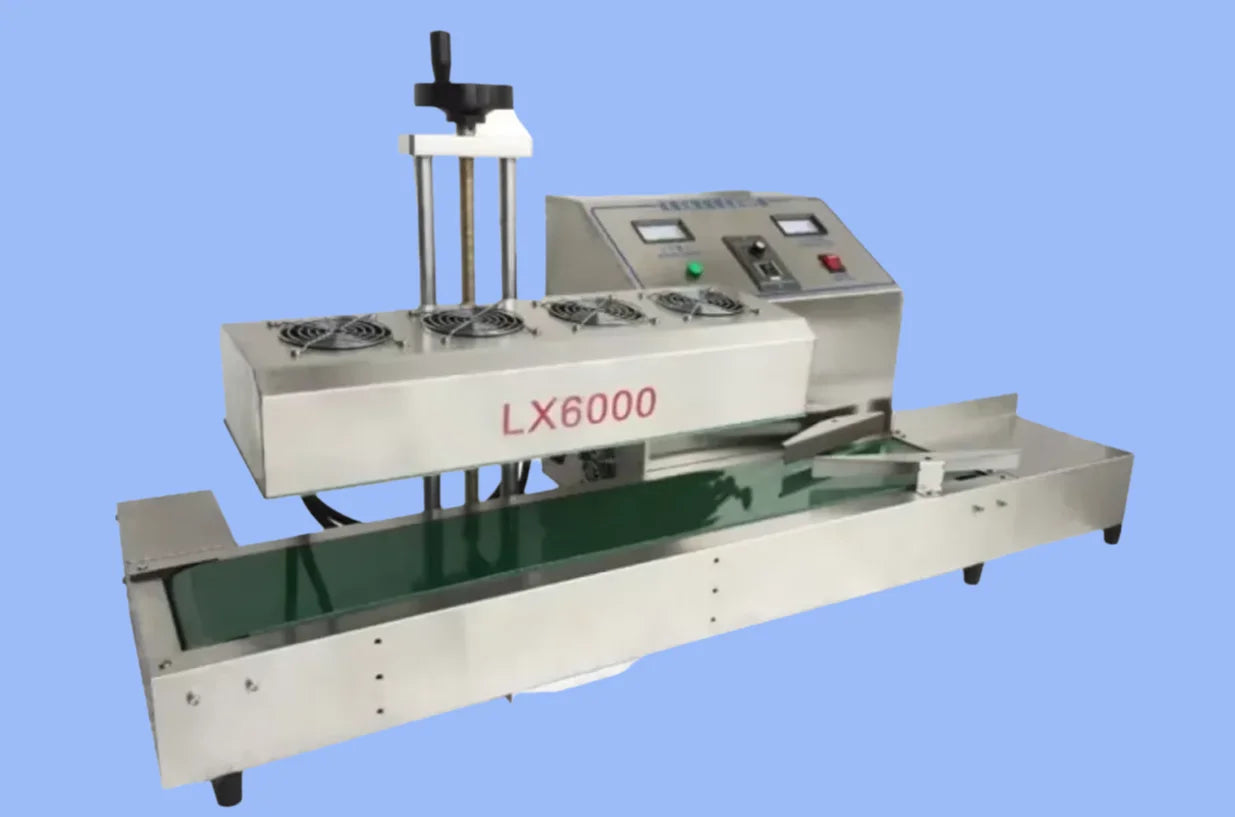 LX6000 220V Continuous Induction Sealer Bottle Cap Sealing Machine