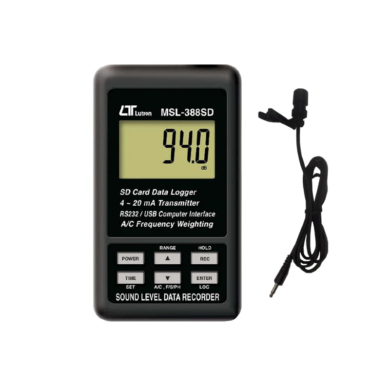 Lutron MSL-388SD Digital Sound Level Meter Noise Data Recorder Decibel Tester with SD Card product detail image 2