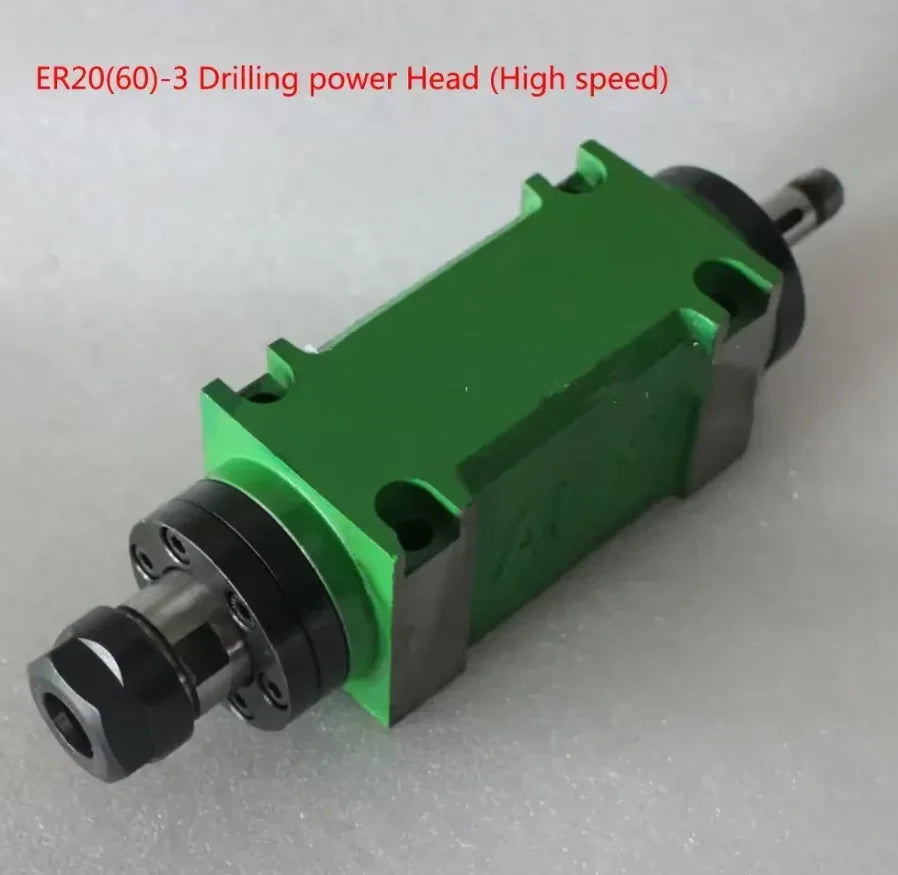 ER20 Spindle Power Head 5000-6000RPM Waterproof 60mm Electric Spindle Unit for Boring product detail image 8