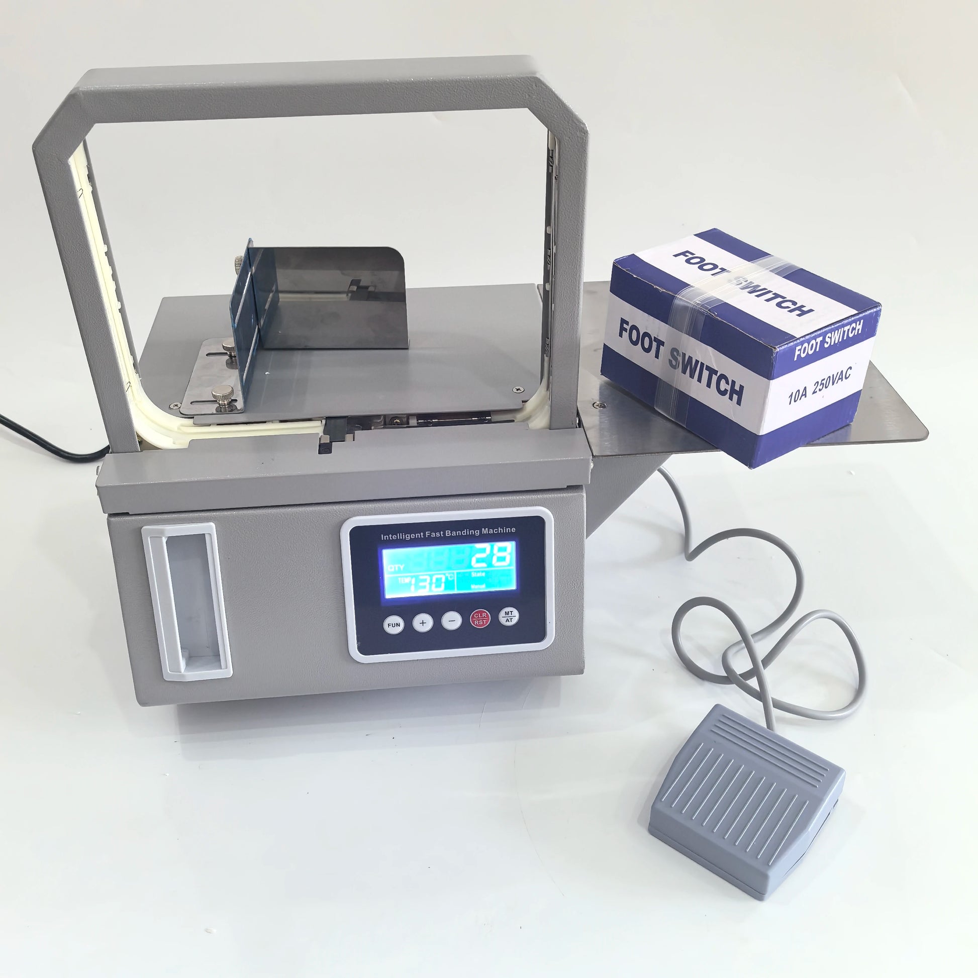Automatic OPP Tape Bundling & Strapping Machine | Banknote, Vegetable, Document & Card Baler product image 2
