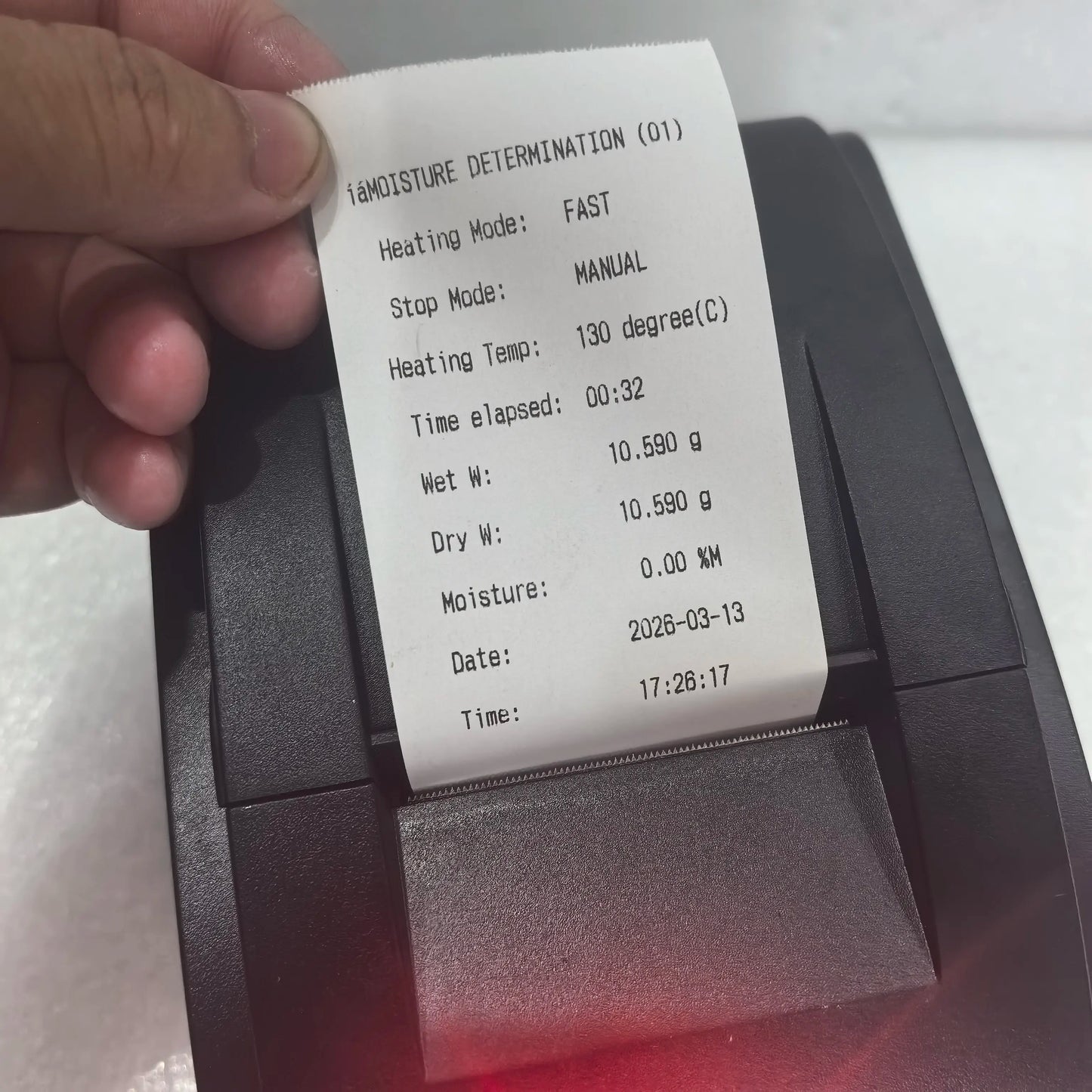 RS232 Thermal Printer | Compatible with Automatic Halogen Moisture Analyzer Heating Tester product image 3