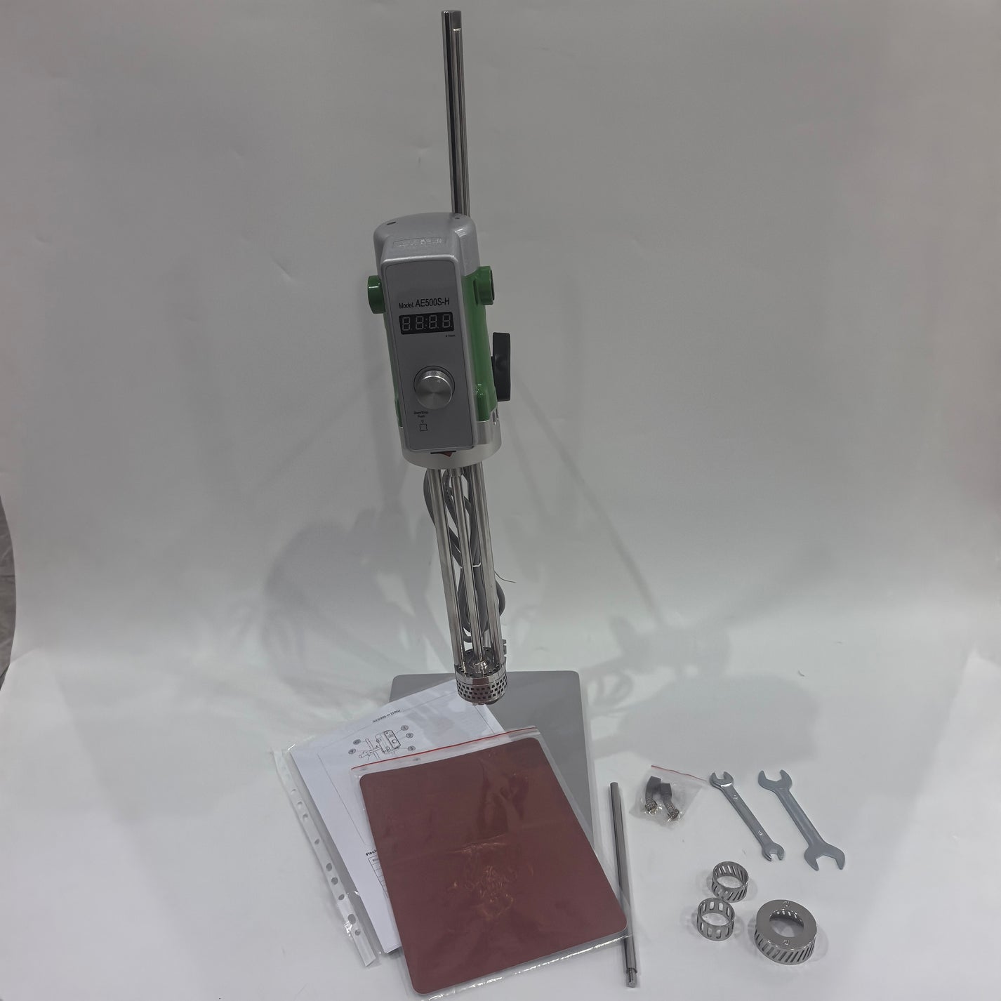 AE500S-H 50G lab disperser accessories and manual