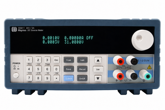 Maynuo M8811 DC source meter programmable power supply front panel, 30V 5A 150W