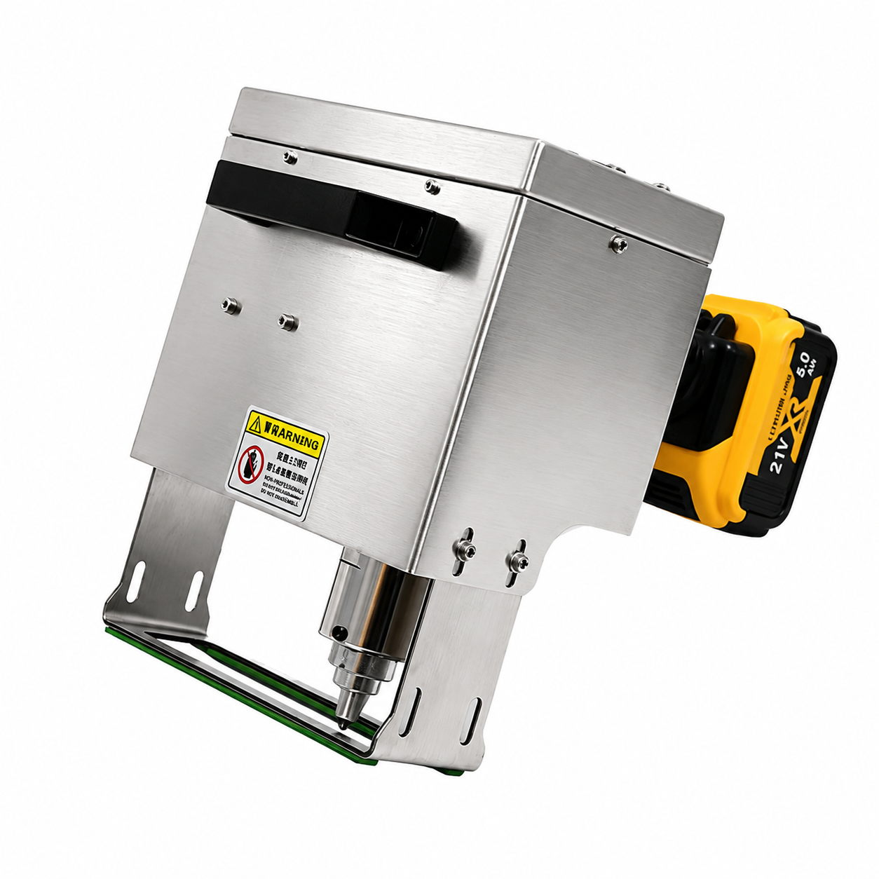 Portable lithium battery dot peen marking machine for metal parts identification