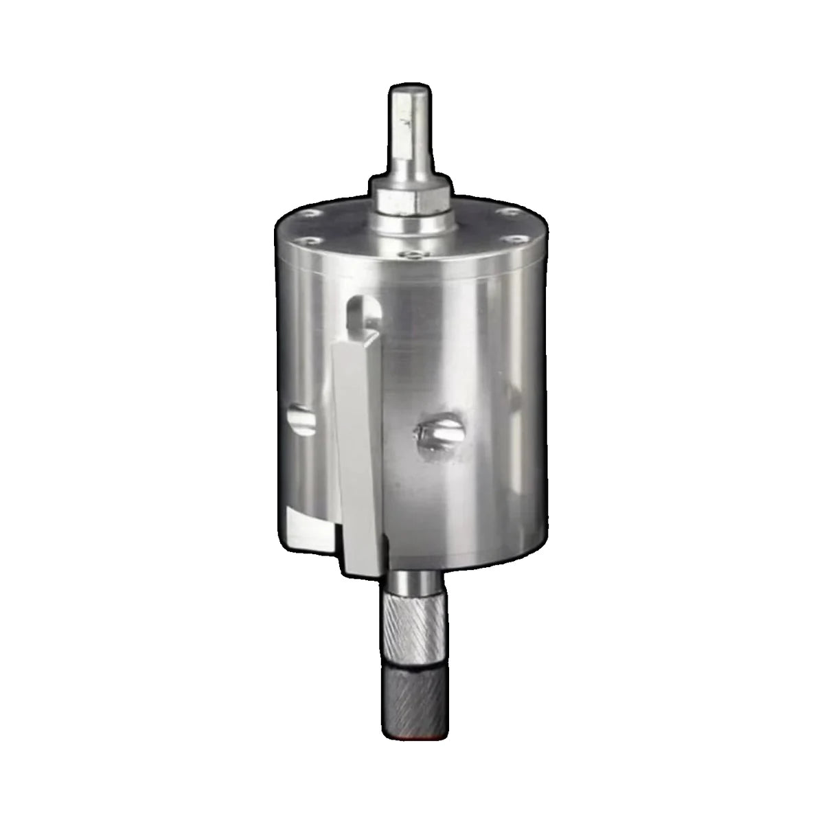 Cylindrical pipe scraper sleeve cutter attachment