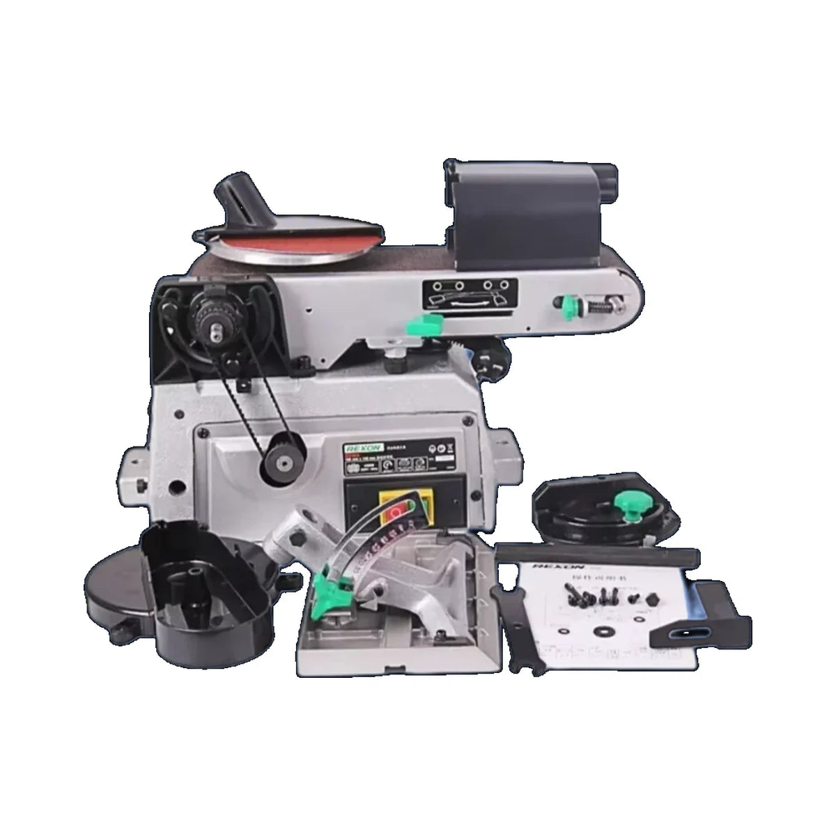 BD46A Belt Sander and Disc Grinding Machine, 450W, 100 x 914 mm Belt