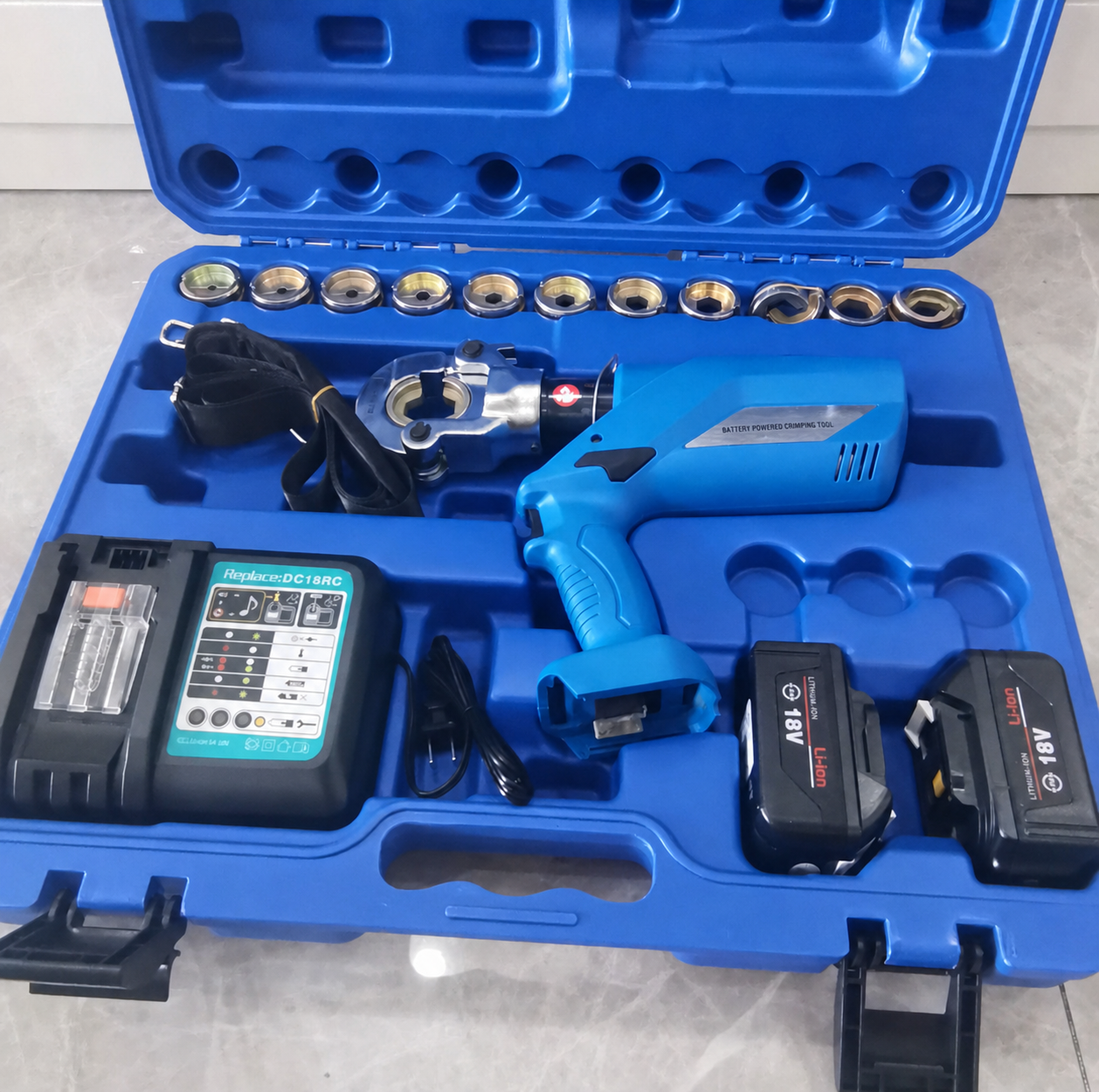 HL-300 batteriebetriebene hydraulische Crimpzange mit Kabelschuh-Matrizen