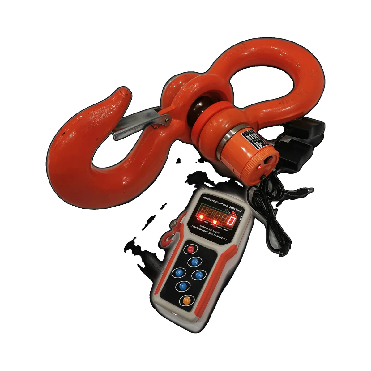20 ton OCS wireless crane scale hook and remote control