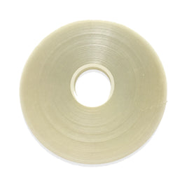 OPP banding tape roll top view showing 40 mm inner core