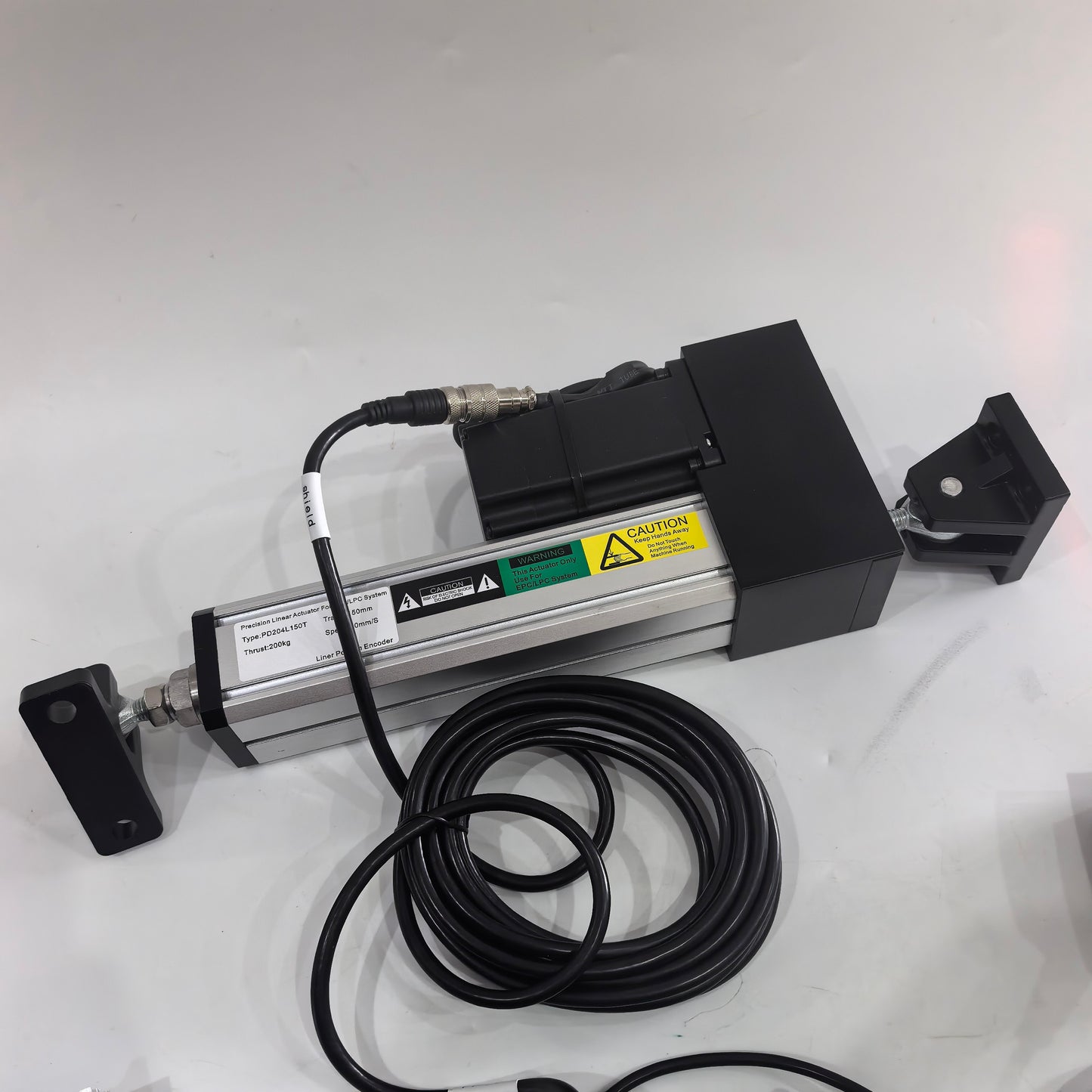 PD204L150T servo linear actuator for EPC LPC system with cable and mounting ends