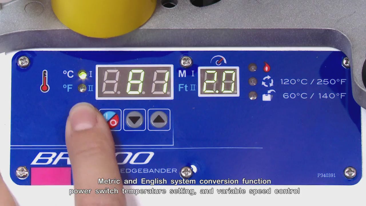 BR500 portable manual curve edge bander product video