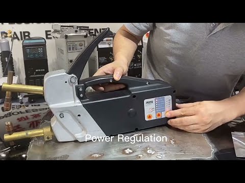 Model 3000 double-sided spot welder 110V 220V demo video