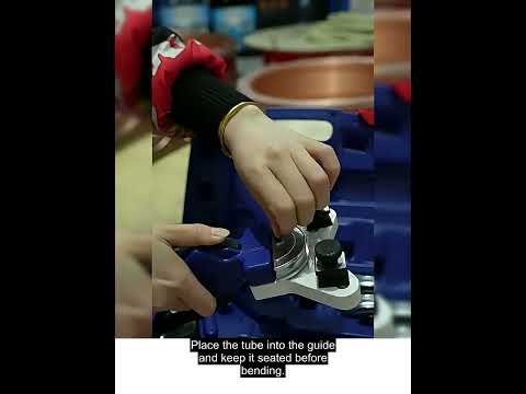 Manual copper and aluminum tube bender kit 5-12 mm YouTube demo
