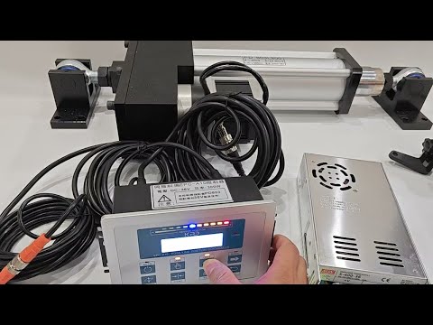 EPC-A10 servo web guide system PD-803L200 actuator demo